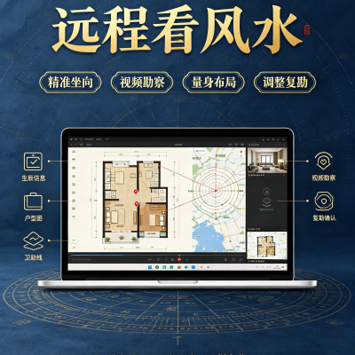 远程看风水准不准?和上门看有什么区别?济谦先生一次性说透!